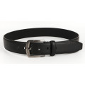 zinc alloy buckles black pu leather belt